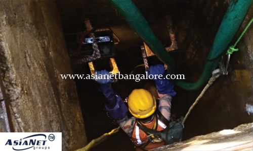 drainage chamber cleaning